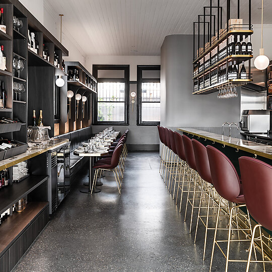 Interior photograph of Bar Alba by Tom Blachford