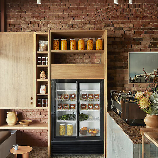 Interior photograph of Via Porta Bakehouse by Sean Fennessy 