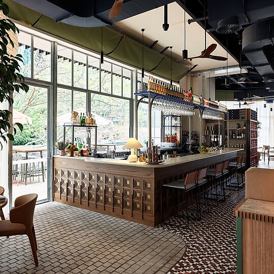 Interior photograph of RAFI by Steven Woodburn