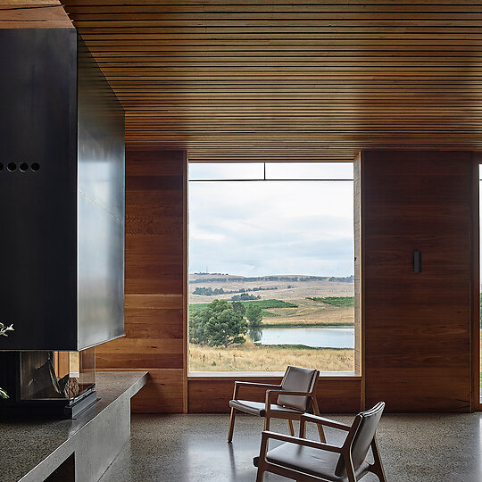 Interior photograph of Delatite Cellar Door by Derek Swalwell