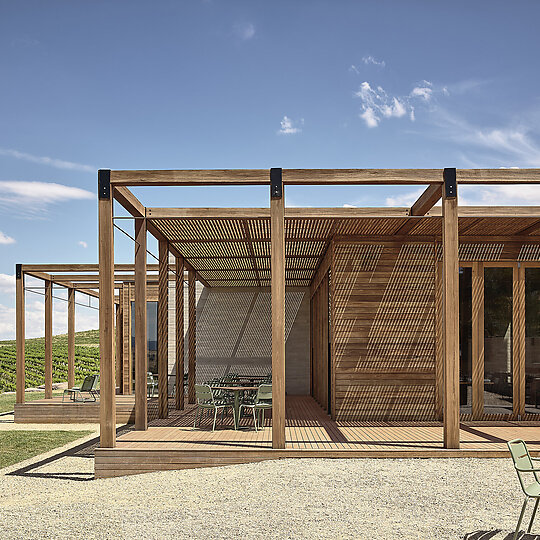 Interior photograph of Delatite Cellar Door by Derek Swalwell