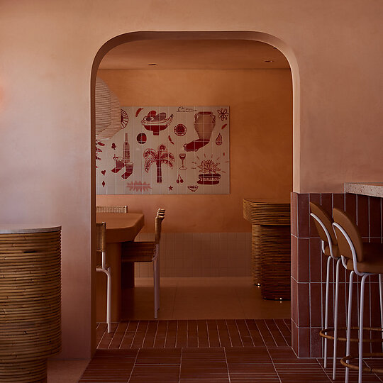 Interior photograph of Light Years Asian Diner by Jessie Prince