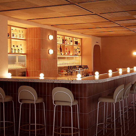 Interior photograph of Light Years Asian Diner by Jessie Prince