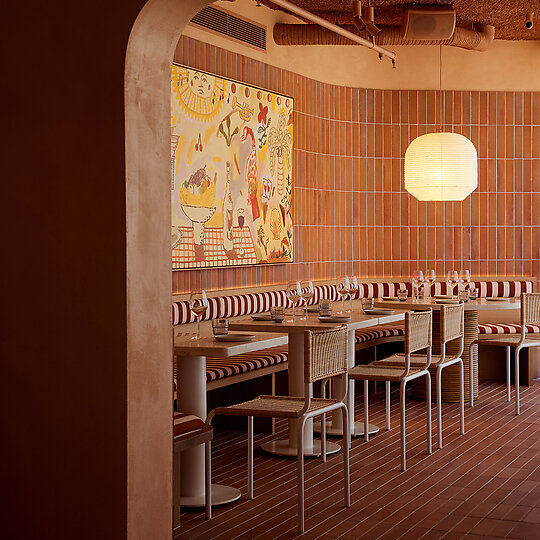 Interior photograph of Light Years Asian Diner by Jessie Prince