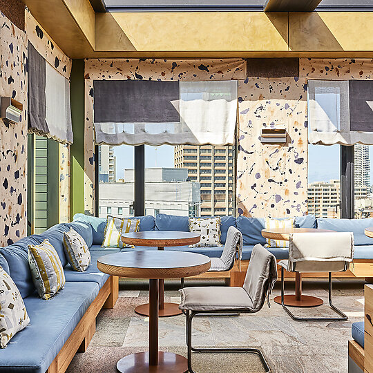 Interior photograph of Kiln, Ace Hotel Sydney by Pablo Veiga