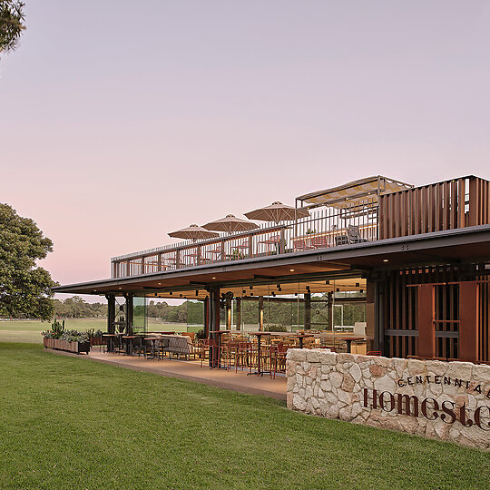 Interior photograph of Centennial Homestead by Ryan Linnegar