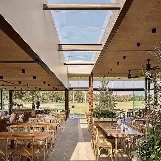 Interior photograph of Centennial Homestead by Ryan Linnegar