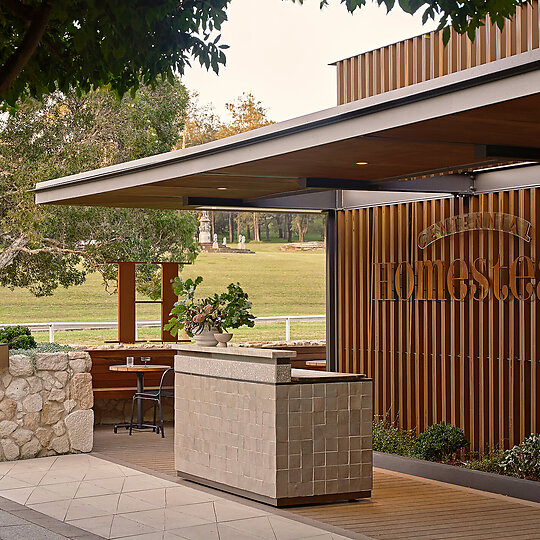 Interior photograph of Centennial Homestead by Ryan Linnegar