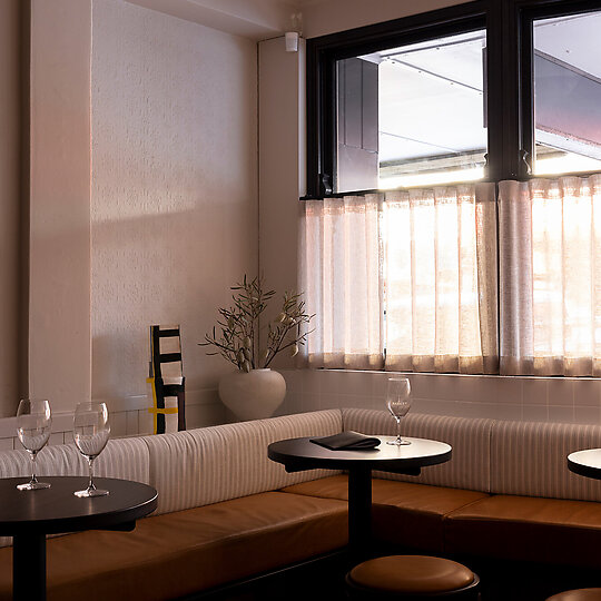 Interior photograph of Ballet Wine Bar by Kelsey Zafiridis Photography
