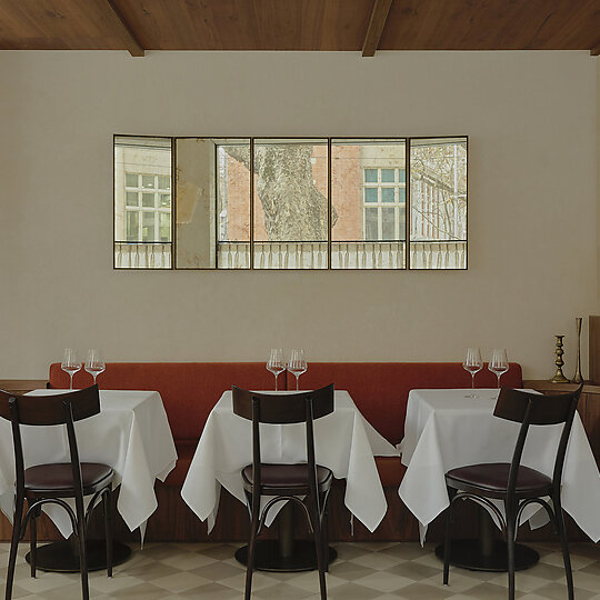 Interior photograph of Harriot by Sean Fennessy
