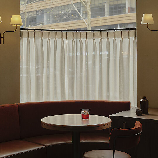 Interior photograph of Harriot by Sean Fennessy