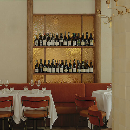 Interior photograph of Harriot by Sean Fennessy