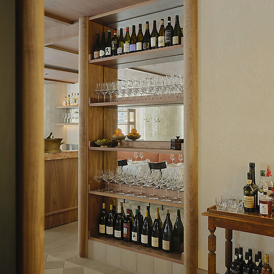 Interior photograph of Harriot by Sean Fennessy