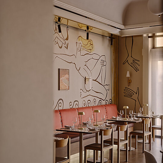 Interior photograph of Cucina Regina by Cieran Murphy