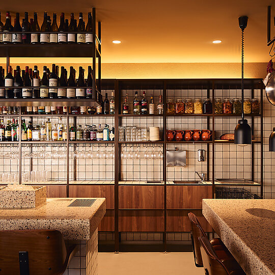 Interior photograph of Caness by Nick De Lorenzo