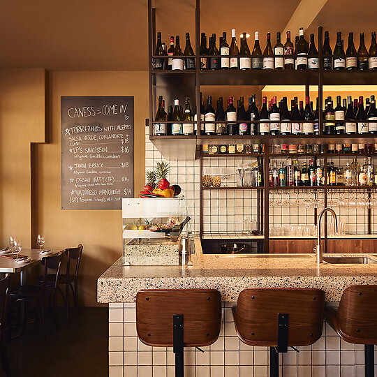 Interior photograph of Caness by Nick De Lorenzo