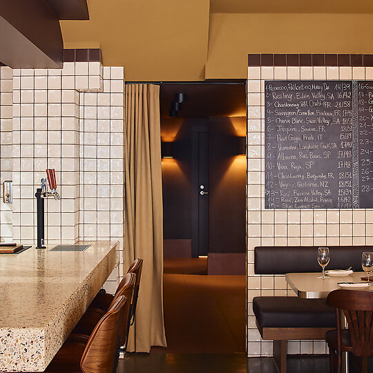 Interior photograph of Caness by Nick De Lorenzo