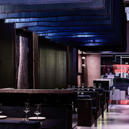 Interior photograph of Tombo Den by Tom Blachford