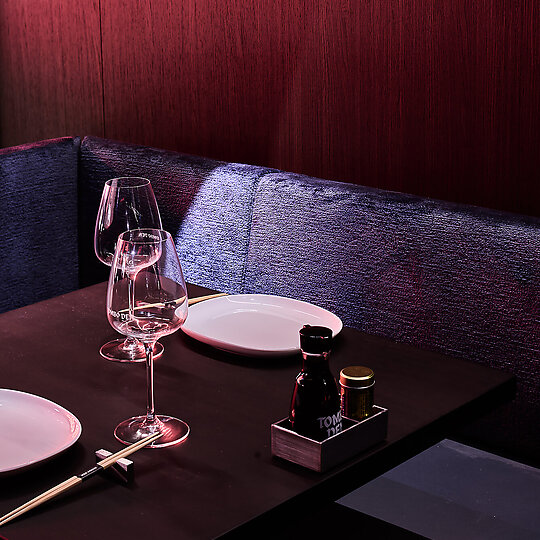 Interior photograph of Tombo Den by Tom Blachford