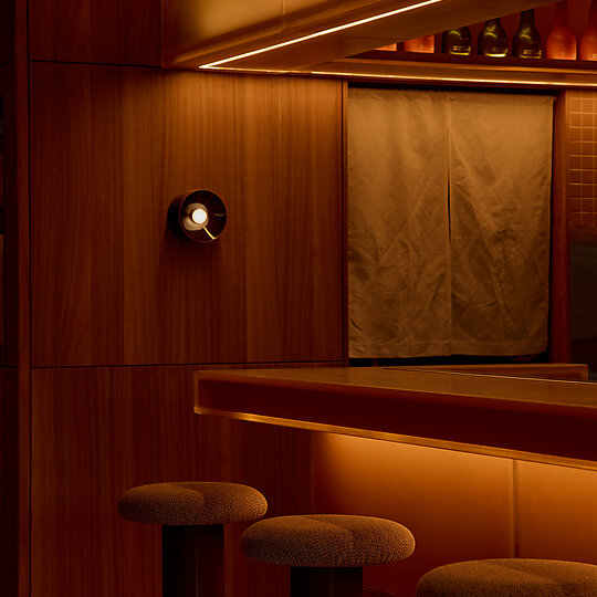 Interior photograph of Burly Bar by Jessie Prince