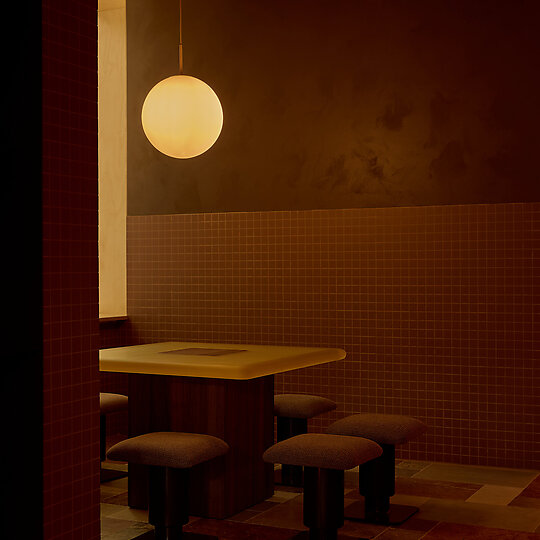 Interior photograph of Burly Bar by Jessie Prince