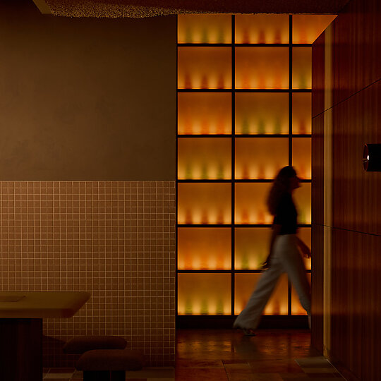 Interior photograph of Burly Bar by Jessie Prince