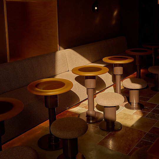 Interior photograph of Burly Bar by Jessie Prince