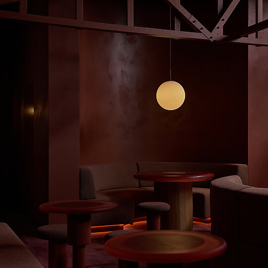 Interior photograph of Burly Bar by Jessie Prince