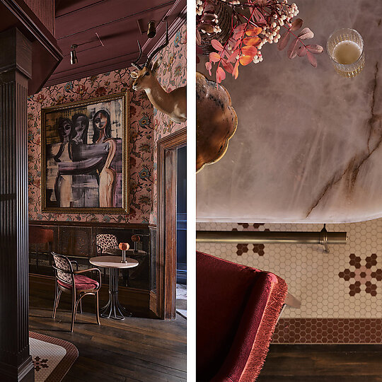 Interior photograph of Billy's, Ayrburn by Anson Smart