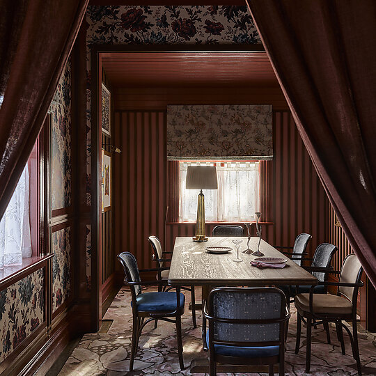 Interior photograph of Billy's, Ayrburn by Anson Smart
