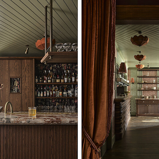 Interior photograph of Billy's, Ayrburn by Anson Smart