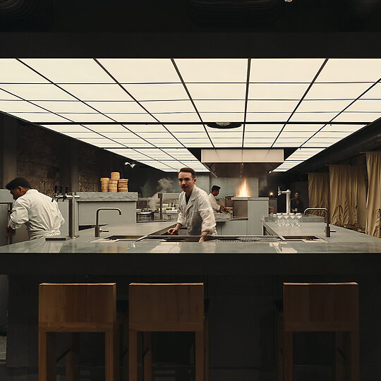 Interior photograph of Central by DAVID CHATFIELD