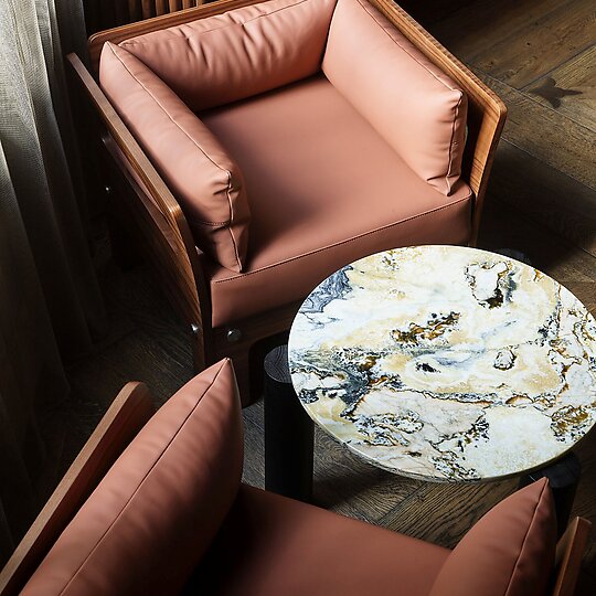Interior photograph of Brooksy by Steven Woodburn