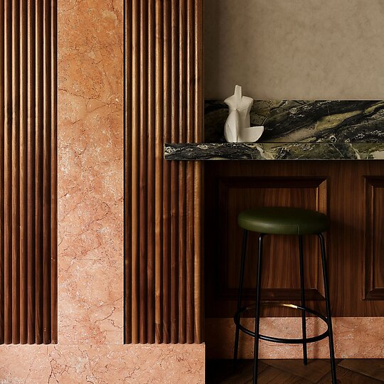 Interior photograph of Brooksy by Steven Woodburn