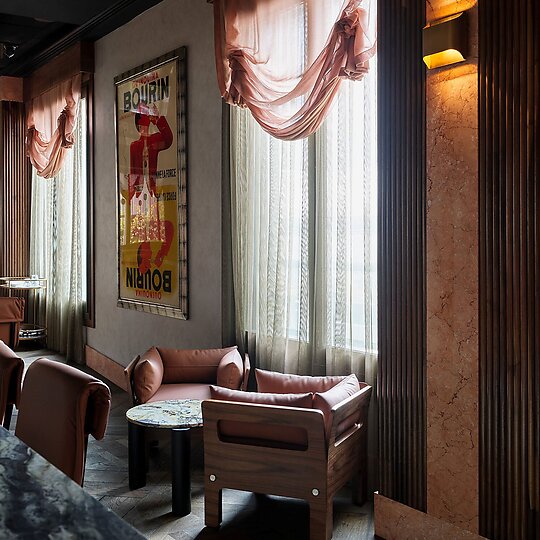 Interior photograph of Brooksy by Steven Woodburn