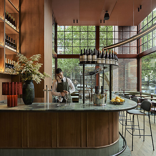 Interior photograph of Marmello by Anson Smart 