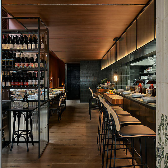 Interior photograph of Marmello by Anson Smart 