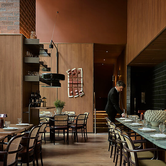 Interior photograph of Marmello by Anson Smart 