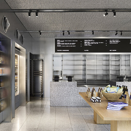 Interior photograph of Baker Bleu Cremorne by Sharyn Cairns
