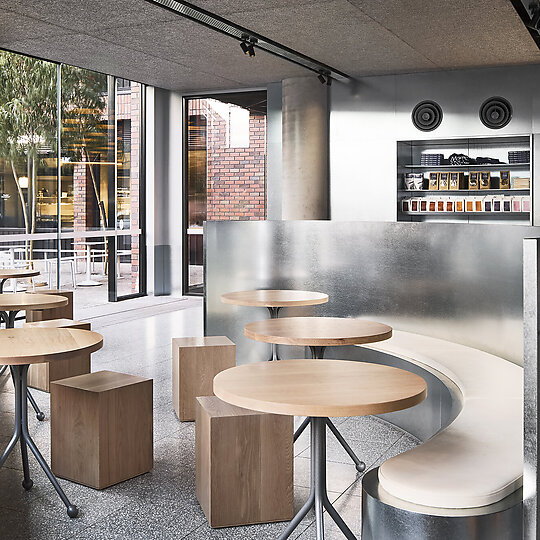 Interior photograph of Baker Bleu Cremorne by Sharyn Cairns