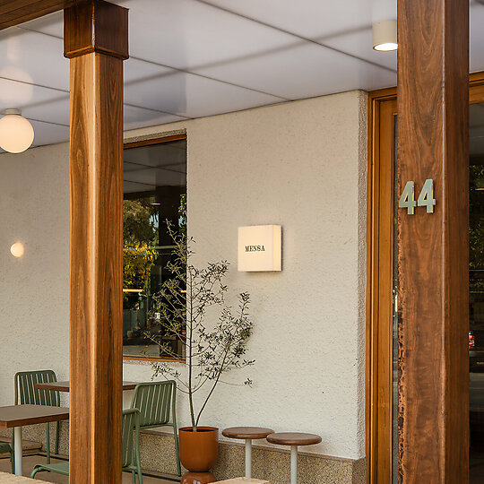 Interior photograph of Mensa by Jack Fenby