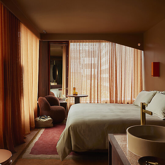 Interior photograph of Melbourne Place by Sean Fennessy