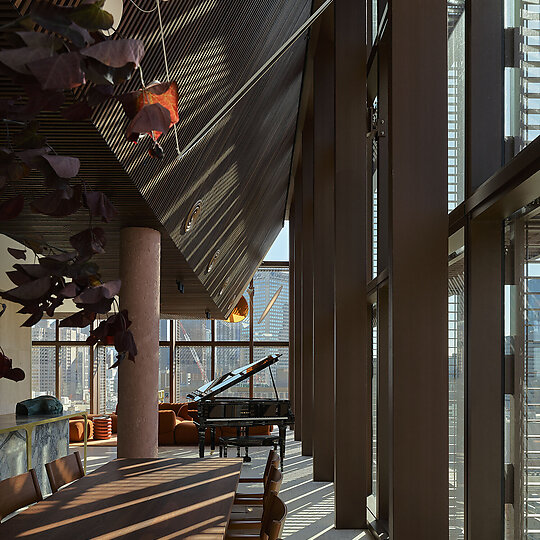 Interior photograph of Melbourne Place by Anson Smart