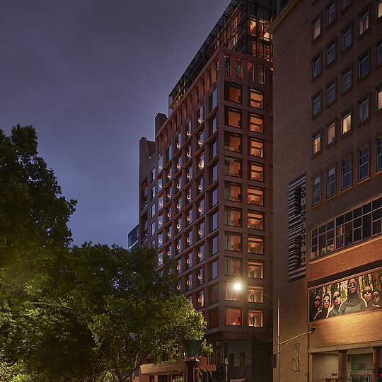 Interior photograph of Melbourne Place by Derek Swalwell
