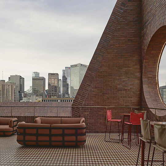 Interior photograph of Melbourne Place by Derek Swalwell