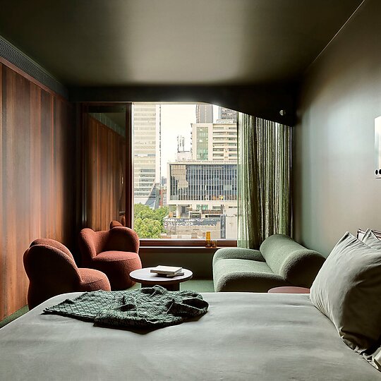 Interior photograph of Melbourne Place by Anson Smart