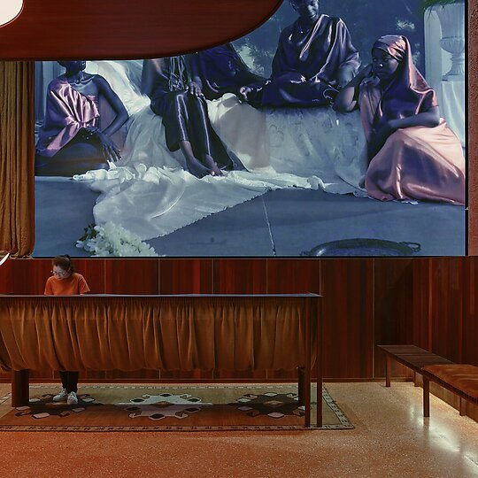 Interior photograph of Melbourne Place by Derek Swalwell