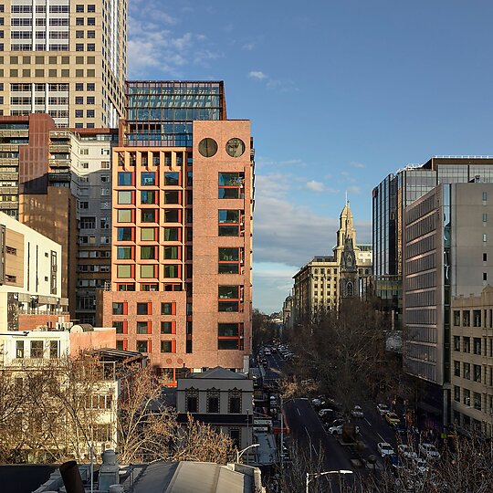 Interior photograph of Melbourne Place by Derek Swalwell