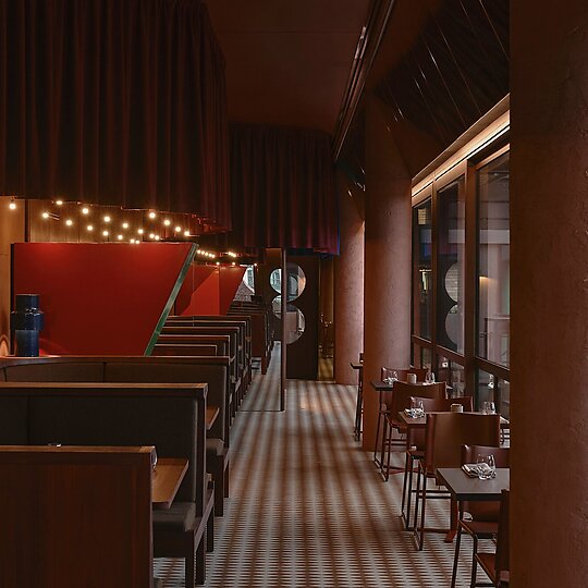 Interior photograph of Melbourne Place by Derek Swalwell
