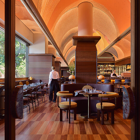 Interior photograph of Bar Julius by Anson Smart